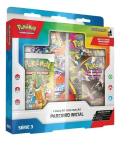 POKEMON BOX COLECAO ILUSTRADOR PARCEIRO INICIAL 3