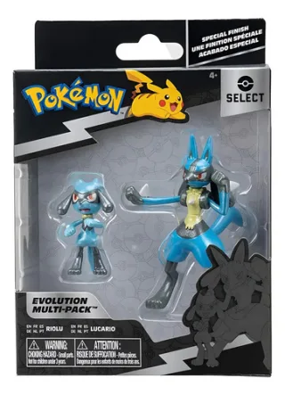 POKÉMON SELECT EVOLUTION MULTI-PACK – RIOLU E LUCARIO | SUNNY
