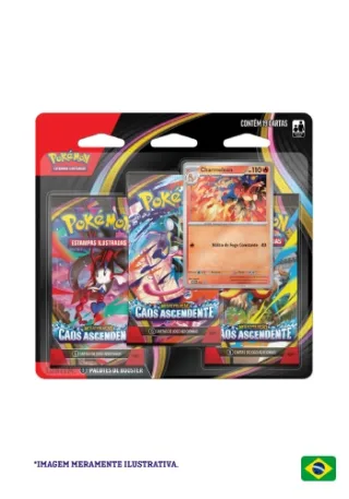 BLISTER TRIPLO POKEMON ME04 CAOS ASCENDENTE
