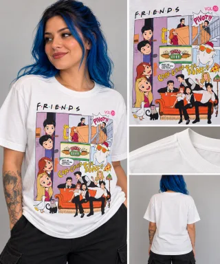 CAMISETA FRIENDS OFF WHITE PP