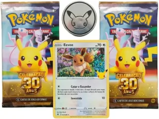 BLISTER DUPLO COM MOEDA CELEBRACAO 30 ANOS