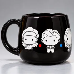CANECA FRIENDS PRETA – PERSONAGENS CHIBI