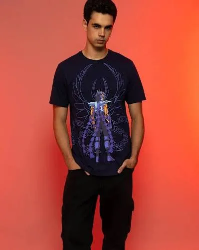 CAMISETA – TAMANHO G - CAVALEIROS DO ZODÍACO – IKKI DE FÊNIX