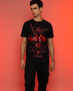 CAMISETA TAM M NARUTO SHIPPUDEN – ITACHI UCHIHA – PRETA – PITICAS