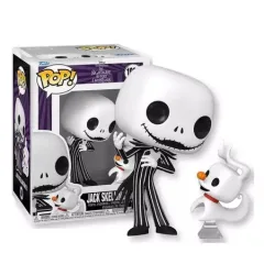 FUNKO POP! JACK SKELLINGTON COM ZERO Nº 1808 – O ESTRANHO MUNDO DE JACK – DISNEY