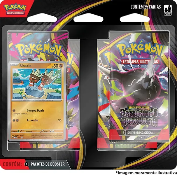 BLISTER QUADRUPLO ME05 ESCURIDAO ABSOLUTA