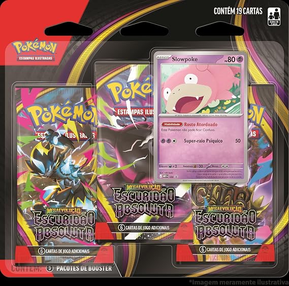BLISTER TRIPLO POKEMON ME05 ESCURIDAO ABSOLUTA