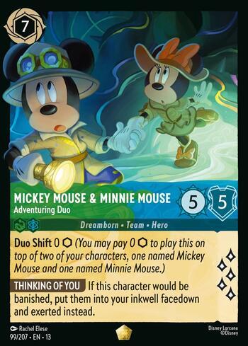 Mickey Mouse & Minnie Mouse - Adventuring Duo
